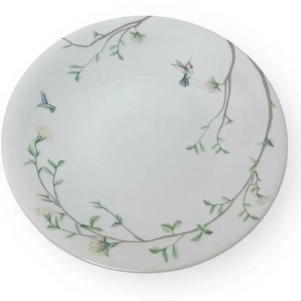 POTTERY BARN Monique Lhuillier‎ RETIRED Meadow Pattern Salad Plates Set of 4